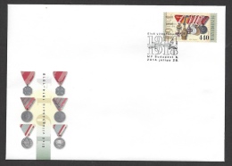 HUNGARY-2014. FDC - 100th Anniversary Of The Outbreak Of WORLD WAR I./Medals  MNH!!! - WW1 (I Guerra Mundial)