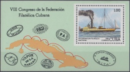 1982.70 CUBA 1982 Ed.2875. EXPO FILATELICA NACIONAL. CORREO BARCOS CABOTAJE SHIP MNH. - Neufs