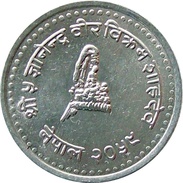 NEPAL 50 PAISA SWAYAMBHUNATH TEMPLE ALUMINUM COIN NEPAL 2002 KM-1149 UNCIRCULATED UNC - Nepal