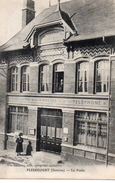 CARTE POSTALE ANCIENNE. SOMME. FLIXECOURT. LA POSTE. - Flixecourt