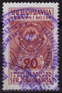 Yugoslavia 20 Din. - Administrative Tax Stamp - Revenue Stamp - Service