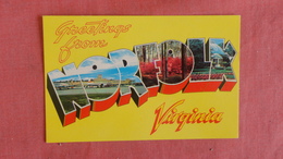 - Virginia > Norfolk Greetings  -     Ref --2495 - Norfolk