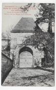 (RECTO / VERSO) LUCHEUX EN 1911 - LE CHATEAU - PORTE DE SORTIE SUR LA FORET - BEAU CACHET - CPA VOYAGEE - Lucheux