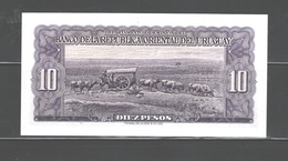 BANCO DE LA REPUBLICA ORIENTAL DE URUGUAY, 1939, 10 PESOS, (IN MY OPINION) UNC. - Uruguay