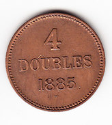 GUERNESEY  KM 5, 4 Doubles, 1885  (M37) - Guernesey