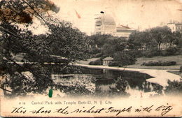 New York City - Central Park With Temple Beth-El - En L'état - Central Park