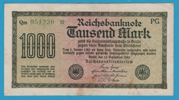 DEUTSCHES REICH 1000 MARK Code PG 15.09.1922   # Qm 051230* P# 76e1 - 1.000 Mark