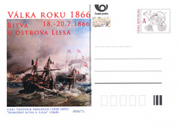 Czech Rep. / Postal Stat. (Pre2016/29) War Of 1866 (6) Battle Of The Island Lissa - Painter: Carl Sorensen (1828-1892) - Islas