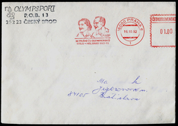 776-CZECHOSLOVAKIA Cover Czechoslovak The Olympians Oslo-Helsinki 1952-92 Dana And Emil Zatopek Olympic Winners 1992 - Summer 1952: Helsinki