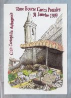 Carte Salon - Anne Le Dentec - Aubagne (13) - 7e Bourse Du Club Cartophile Aubagnais - Janvier 1999 - Bourses & Salons De Collections