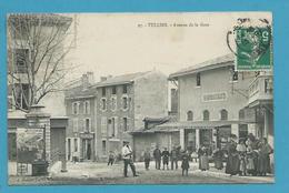 CPA 97 Commerce H. BRICAUD Avenue De La Gare TULLINS 38 - Tullins