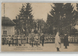 55 Meuse - Robert Espagne La Place De La Gare Arrivée Du Président Poincaré Pour Les Décorations - Sonstige & Ohne Zuordnung