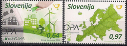 2016 Slowenien Mi. 1199-1200 Used      Europa: Umweltbewusst Leben - 2016