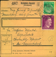 1942, Paketkartenstammteil Ab REICHENBERG-ROSENTHAL - Sudetenland