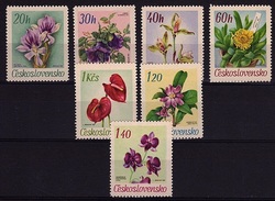 TCH 91 - TCHECOSLOVAQUIE N° 1584/90 Neufs** Fleurs De Jardins Botaniques - Nuovi