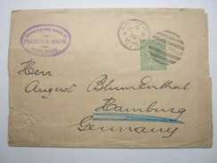 1898 , Streifband Nach Deutschland - Cartas & Documentos