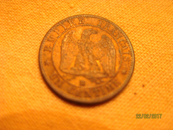 France 1 Centime 1862 BB (Strasbourg) - 1 Centime
