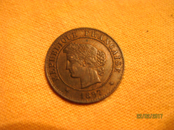 France 1 Centime 1897 A - 1 Centime