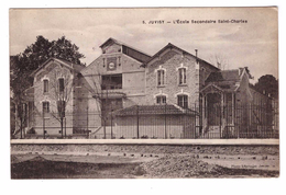 91 Juvisy Ecole Secondaire Saint Charles Correspondance Militaire 1918 Cachet Rouge Juvisy - Juvisy-sur-Orge