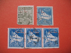 Perforé  Perfin  Algérie ,  Lot De Timbre Perforé De Perforation : CL9   à Voir - Used Stamps