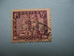 Perforé  Perfin  Indochine,  Lot De Timbre Perforé De Perforation :  LJC8   à Voir - Andere & Zonder Classificatie