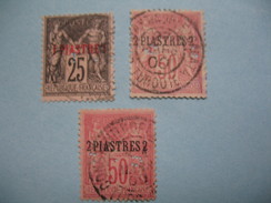 Perforé  Perfin Levant,  Lot De Timbre Perforé De Perforation : CL4  à Voir - Used Stamps