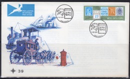 South Africa 1974, 100th UPU, Stamp On Stamp, Carriage, FDC - WPV (Weltpostverein)