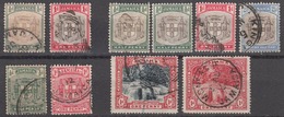 Jamaica 1903-11 Mint Mounted/cancelled, Sc# 31, 32, 33, 34, 37-39, 58-59 - Giamaica (...-1961)