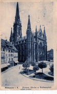 Mülhausen I. E. Protest. Kirche A. Rathausplatz - Mühlhausen