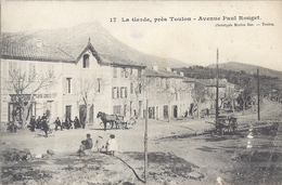 LA GARDE  PRES TOULON   17    AVENUE PAUL ROUGET      CARTE ANIMEE - La Garde