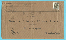 401 Op Brief Met Stempel LIBRAMONT Met Omkaderde Naamstempel (Griffe) HABAY-LA-NEUVE - 1934-1935 Leopold III