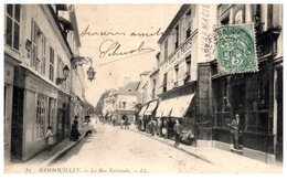 Delcampe - 78 - RAMBOUILLET -- La Rue Nationale - Rambouillet