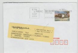 Aus345 / AUSTRALIEN -  Raddampfer, Einzelfrankatur, Nachgesandt An Neue Adresse - Storia Postale