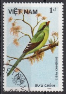 1661 Viet Nam 1986 Uccelli Birds  Passeri Gazza Verde - Cissa Chinensis  Used - Moineaux