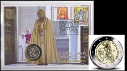 ** 2 EUROS 2016 ( MISERICORDIA ) PIECE NEUVE SOUS POCHETTE PHILATELIQUE  ** - Vatican