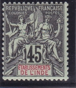 Inde N° 18 Neuf * - Unused Stamps