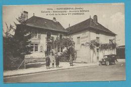 CPA 33334 - Epicerie-Boulangerie-Mercerie Bépoix Et Café De La Gare MONTGESOYE 25 - Pontarlier