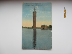 USA  RESERVOIR AND PUMPING STATION WASHINGTON HEIGHTS    , OLD POSTCARD  ,  0 - Torres De Agua