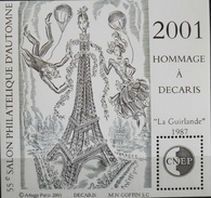 FR 2001 - CNEP N° 34 - Salon Philatélique Hommage à DECARIS - Neuf** - SUPERBE - CNEP