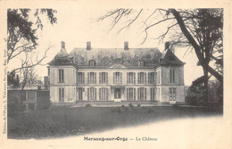 CPA 91  MORSANG SUR ORGE LE CHATEAU Dos Simple - Morsang Sur Orge