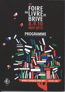 19 BRIVE - Programme 32ème Foire Du Livre 2013 - Programmes