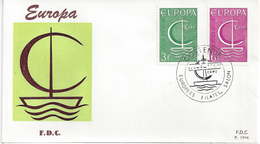 BELGIQUE - ENVELOPPE 1er JOUR - FDC - EUROPA CEPT 1966 - 1966