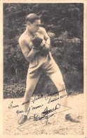 THEME BOXE / Carte Photo Avec Autographe - A Identifier - Boxe