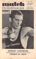 THEME BOXE / Couverture Hebdomadaire MATCH - Georges Carpentier - Boxe