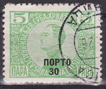 Yugoslavia Kingdom Porto 1921 Mi#52 Used TIP IV - Impuestos