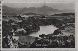 Barrage De Rossens, Lac De La Gruyere, Moleson, Vus D'avion - Photo: Aeroport - Rossens