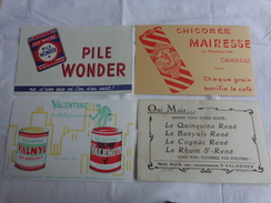 4 Buvards -chicoree Mairesse-valentine-quinquina Banyuls Cognac Rhum-wonder - Chaussures