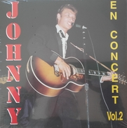 LP 25 CM (10")  Johnny Hallyday / Ray Charles "  En Concert Vol. 2  " - Formatos Especiales