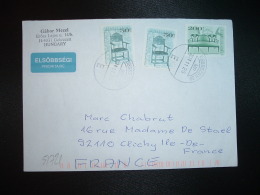 LETTRE Pour FRANCE TP CANAPE 200 + TP CHAISE 50 X2 OBL.2014 11 25 DEBRECEN 20 - Cartas & Documentos