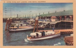 California Long Beach United States Navy Boat Landing 1951 - Long Beach